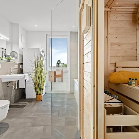 Beachloungefour- 1 Og, Meerblick, Balkon, Kamin, Sauna Апартаменты *