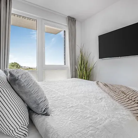 Апартаменты Beachloungefour- 1 Og, Meerblick, Balkon, Kamin, Sauna *