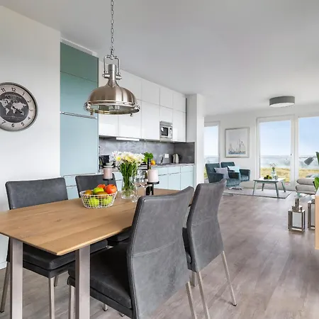 Beachloungefour- 1 Og, Meerblick, Balkon, Kamin, Sauna Апартаменты *